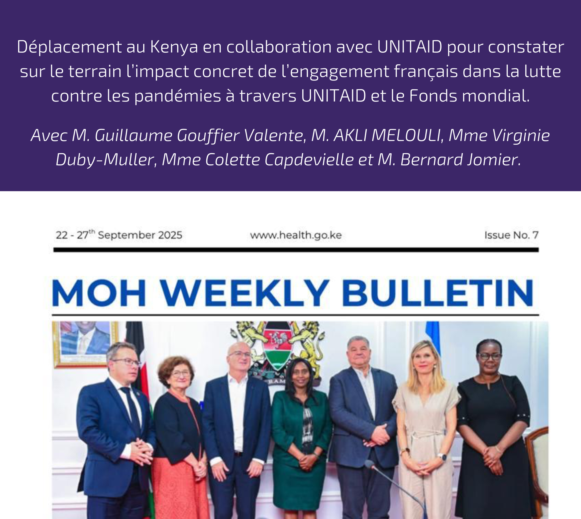 Délégation Kenya 2025